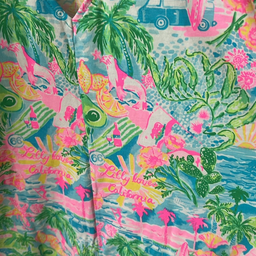 NWT Lilly Pulitzer - Lilly loves California Kristen dress - size medium - Picture 8 of 8